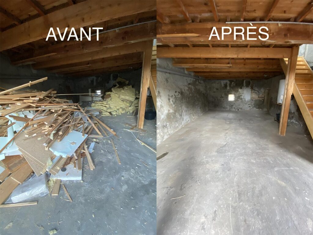 Débarras d'un chantier sur Chartres